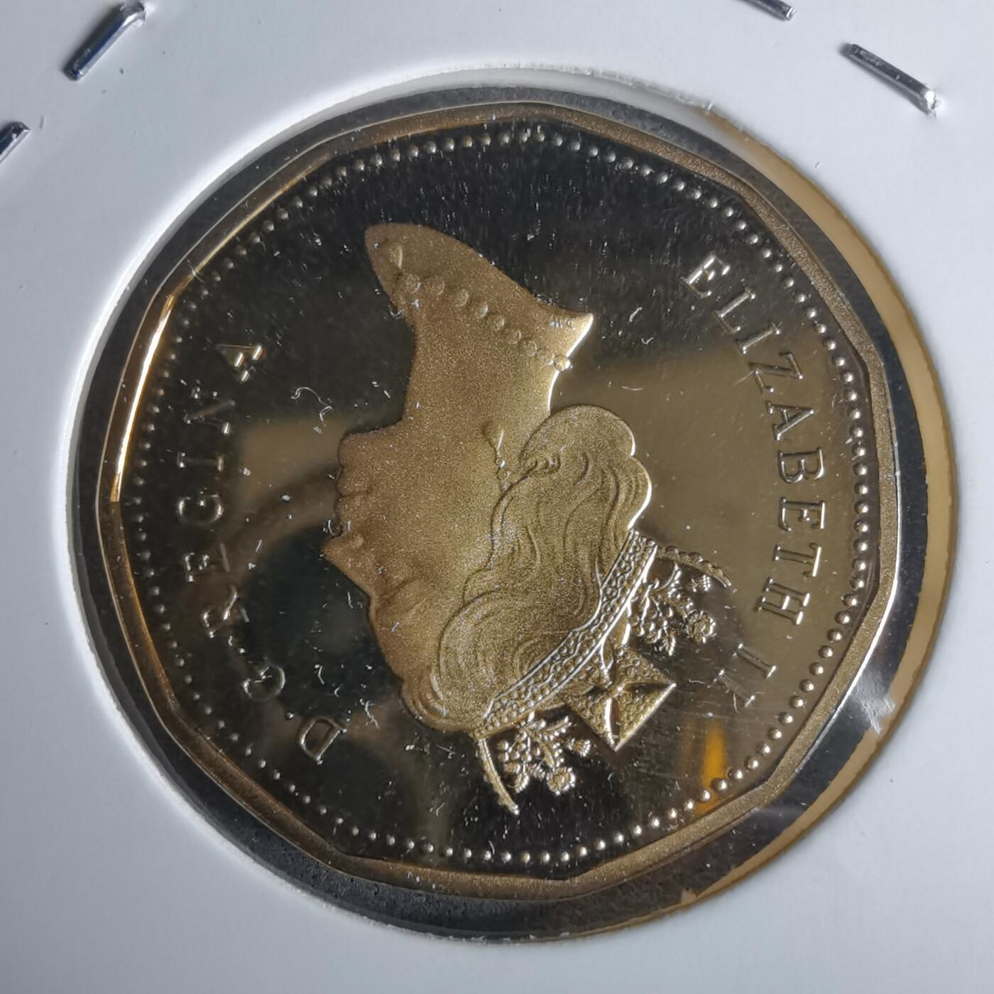 沼泽如烟--第990场 加拿大1993年一元精制币