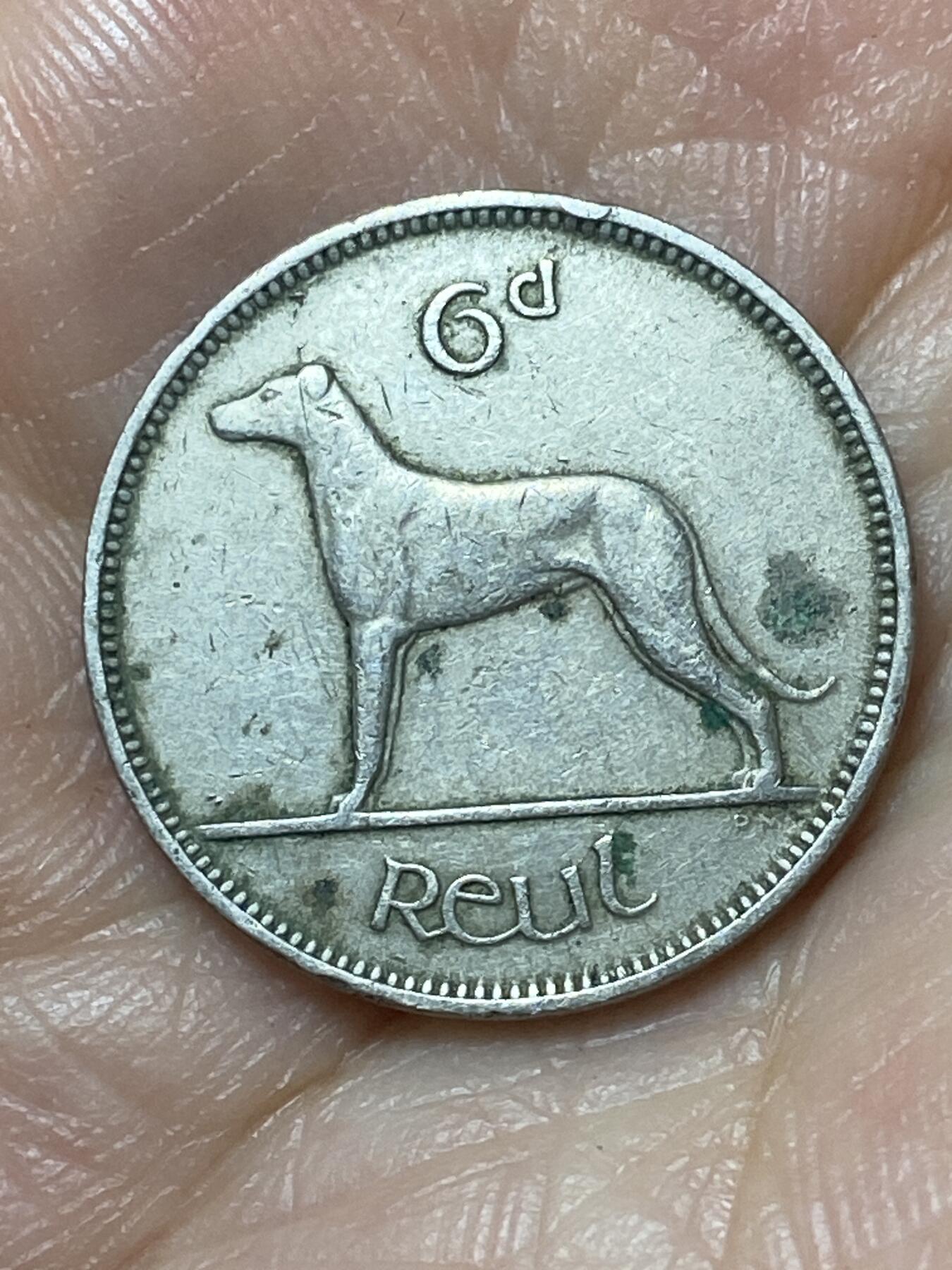 2026年第二十二场(总第一百九十一场）外国好品散币场(免佣金) 爱尔兰🇮🇪1942年6便士(共和国时期第一套第二版)