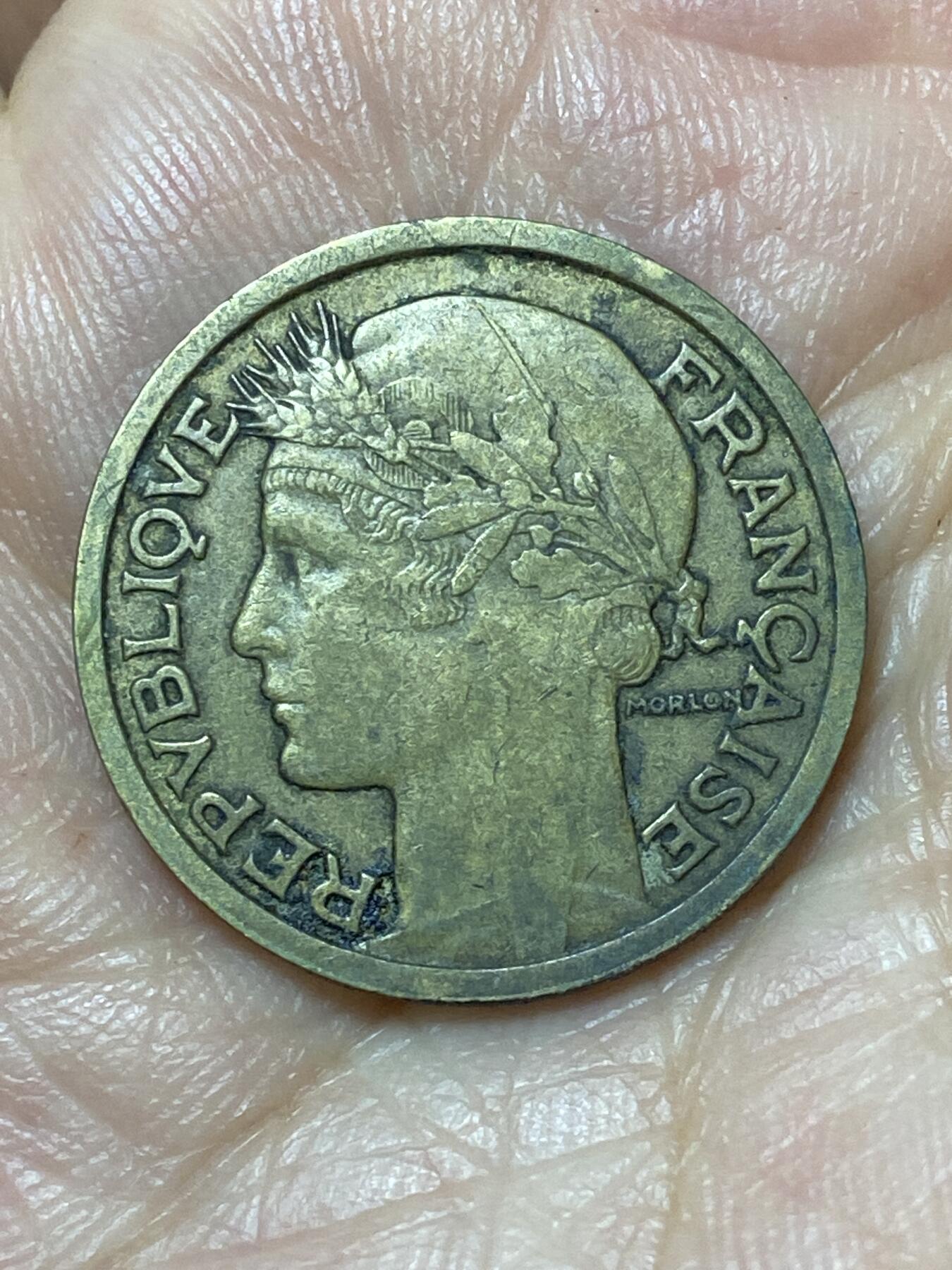 2026年第二十二场(总第一百九十一场）外国好品散币场(免佣金) 法兰西第三共和国1939年1法郎