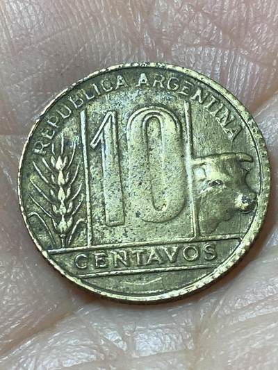 2026年第二十二场(总第一百九十一场）外国好品散币场(免佣金) - 阿根廷🇦🇷1950年10分(1896–1950年第二版)