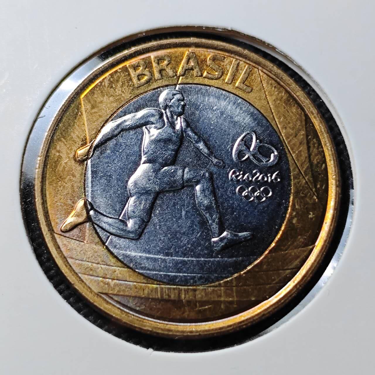 KK钱币收藏小铺  第395期  2月预留时间 周末发货 2014巴西1瑞尔 纪念币