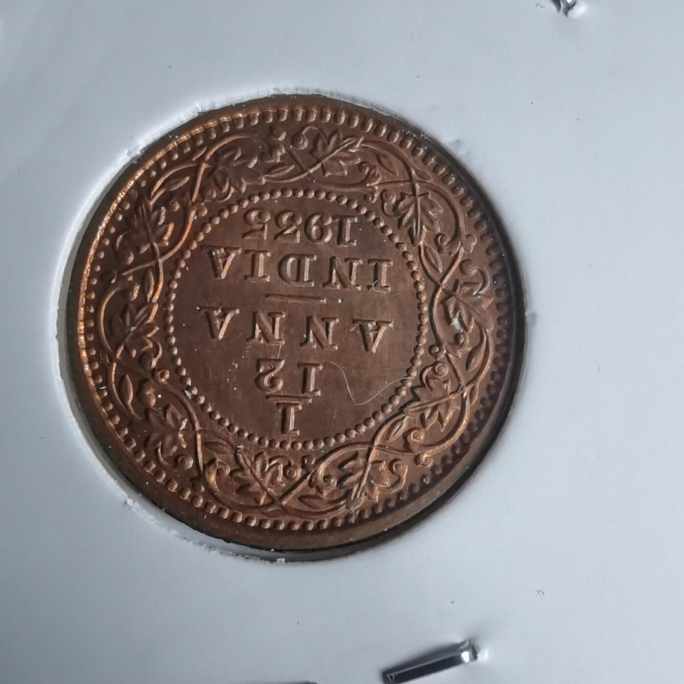 沼泽如烟--第990场 英属东印度1935年十二分之一安娜