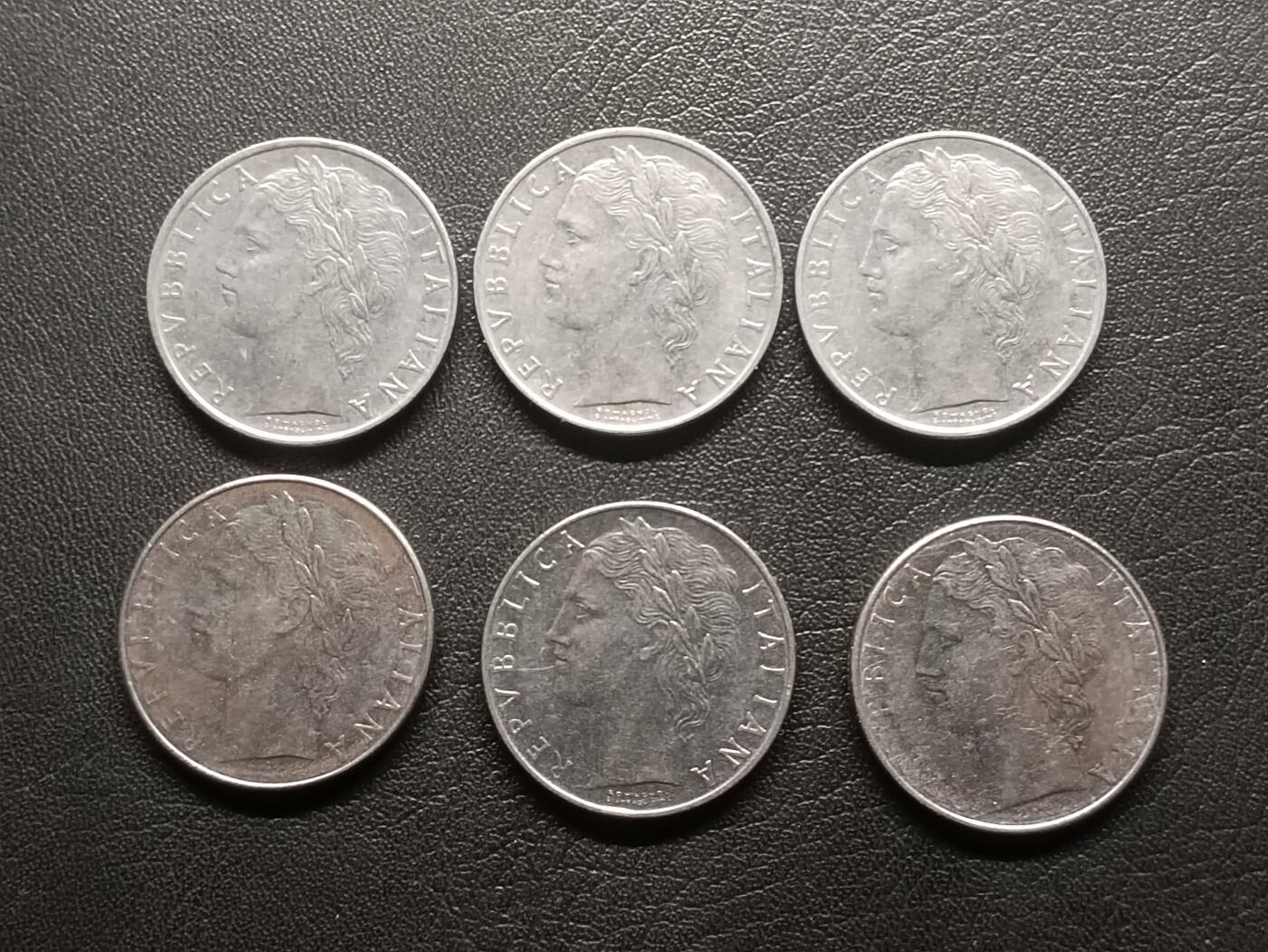 荟藏特别场次第二期——“社长的钢镚堆” 意大利大版100里拉铁憨憨大币六个