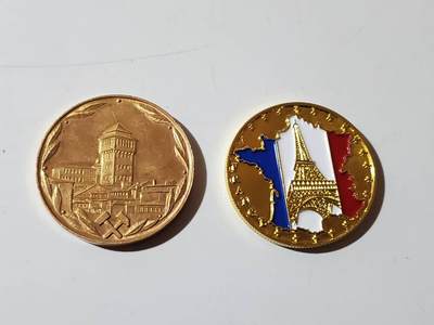 韵星假日军品类拍卖第40期 -- Rimey Holidays Militaria Auction 40 - 民主德国建城750年奖章、法国巴黎市政奖章