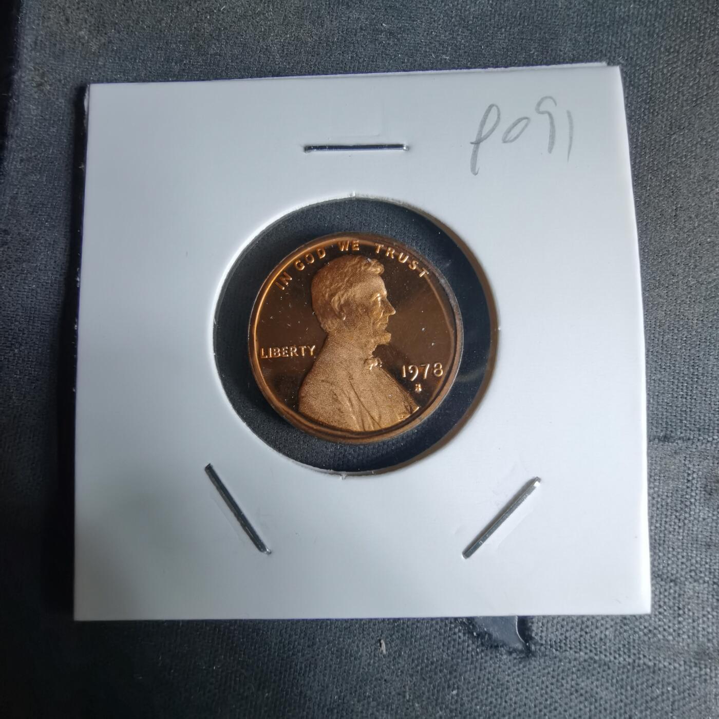 沼泽如烟--第990场 美国1978年1分精制币