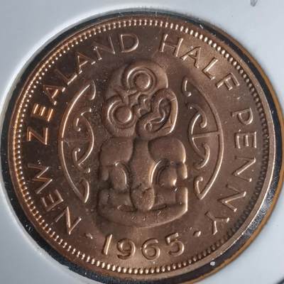 沼泽如烟--第990场 - 新西兰1965年半便士