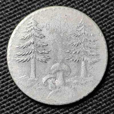 KK钱币收藏小铺  第397期 百期特怕（四拍之一） 2月预留时间 周末发货 - 1918 德紧Schönwald 10芬尼铁币 