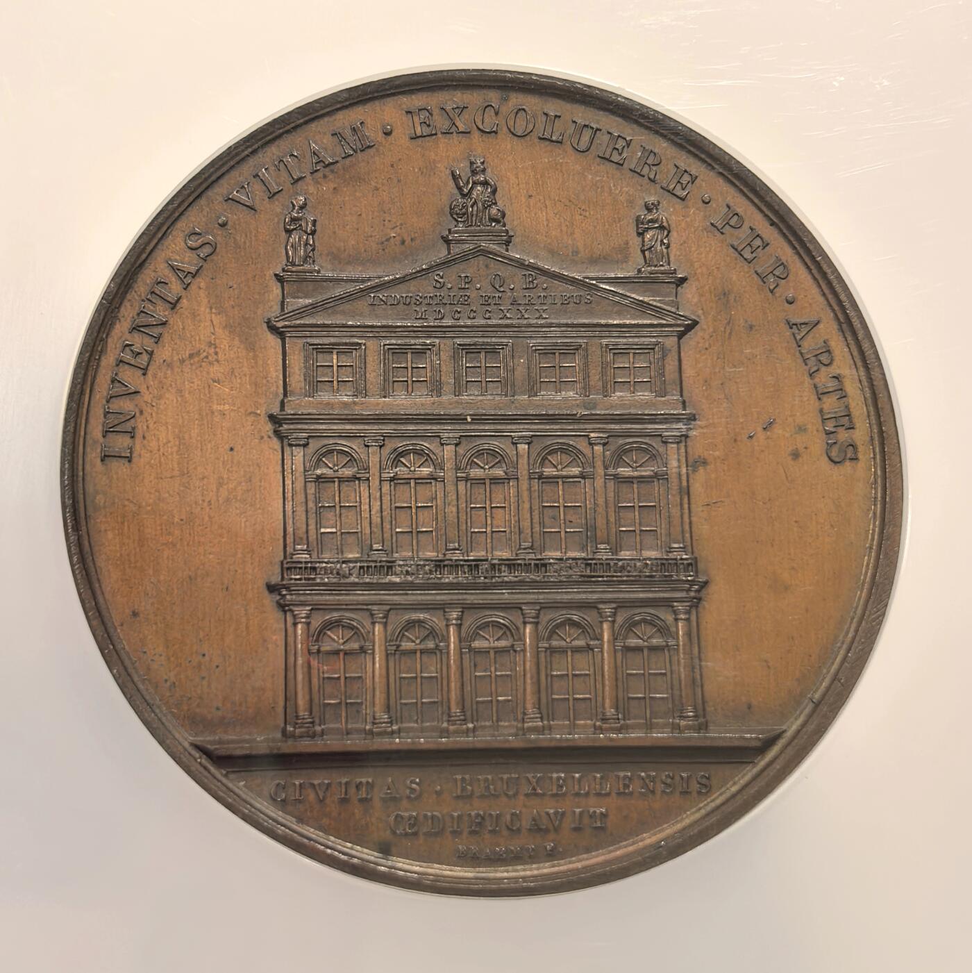 博洋堂蛇年收官专场暨第161期（全场包邮） NGC MS62BN 荷兰1830年艺术与工业博物馆纪念大铜章