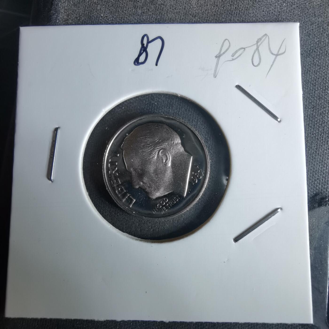 沼泽如烟--第990场 美国1987年10分精制币