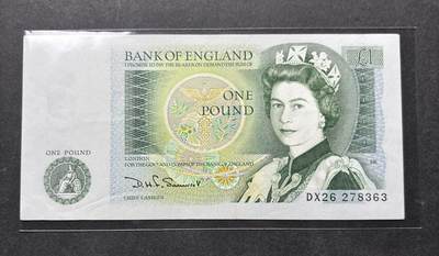 【金马踏春，泉马奔腾】2026 年新年贺岁场，（定于年初五接财神截拍）祝各位老板马到成功，马上有钱，愿岁岁平安喜乐顺遂 - 英国牛顿女王 1 英镑纸币，尾号 363