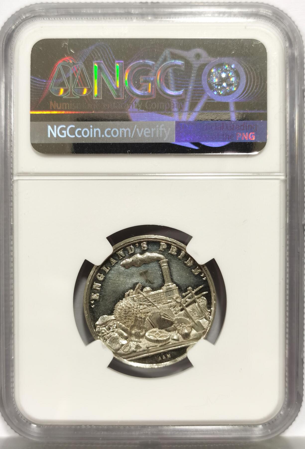 博洋堂蛇年收官专场暨第161期（全场包邮） NGC UNC 英国1840年阿尔伯特亲王大婚纪念白金属章