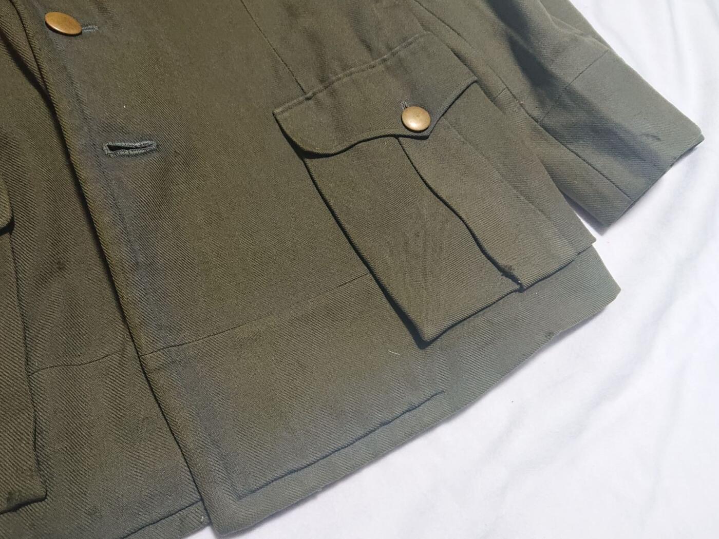 【第伍場】近代勋奖章徽章服饰杂项专场 抗战胜利初期—杜聿明同款翻领军官常服