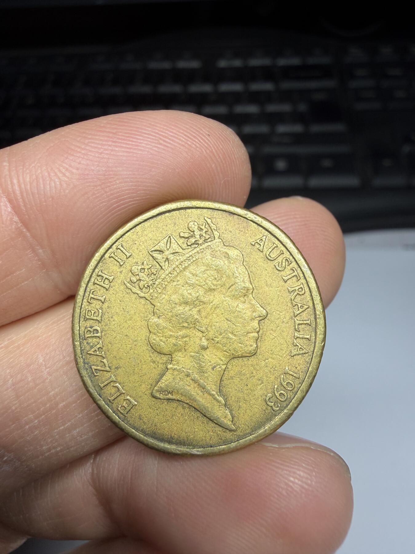 2025年集古藏今外币拍卖第二期-第6场—（总第306拍），可以寄存60天，满160元包邮。 1993年澳大利亚1元