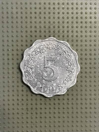 2026年第25场各国散币拍卖（总第175场）年前发货截止到11号 - 马耳他1972年5米尔