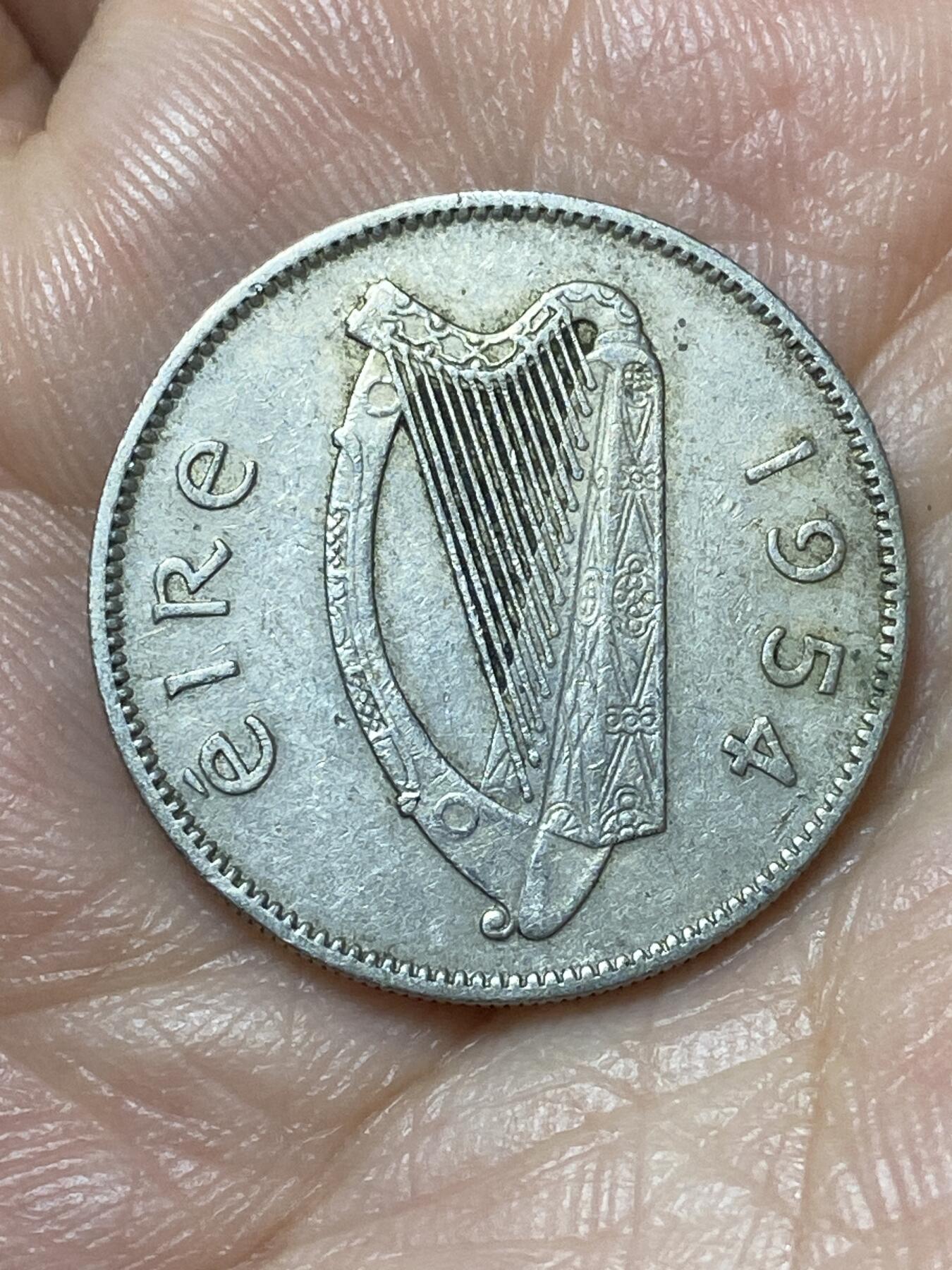 2026年第二十二场(总第一百九十一场）外国好品散币场(免佣金) 爱尔兰🇮🇪1954年1先令(共和国时期第一套第二版)