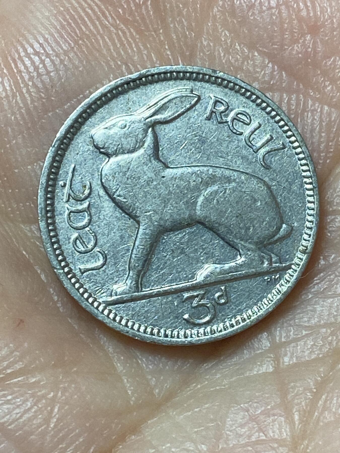 2026年第二十二场(总第一百九十一场）外国好品散币场(免佣金) 爱尔兰1935年3便士(英辖自由邦时期，首发年)