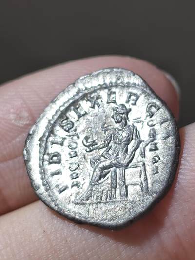 美品！古罗马帝国 埃拉伽巴路斯第纳里银币 罗马著名小男娘