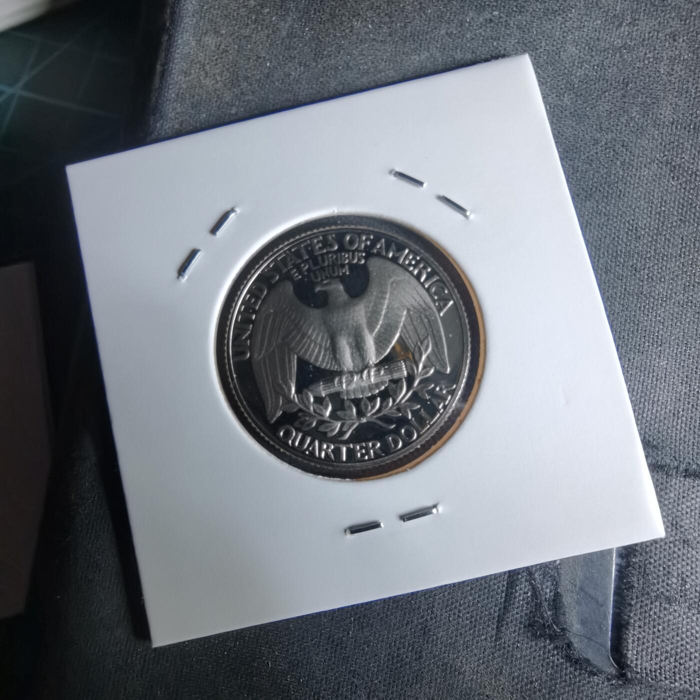 沼泽如烟--第990场 美国1986年25分精制币