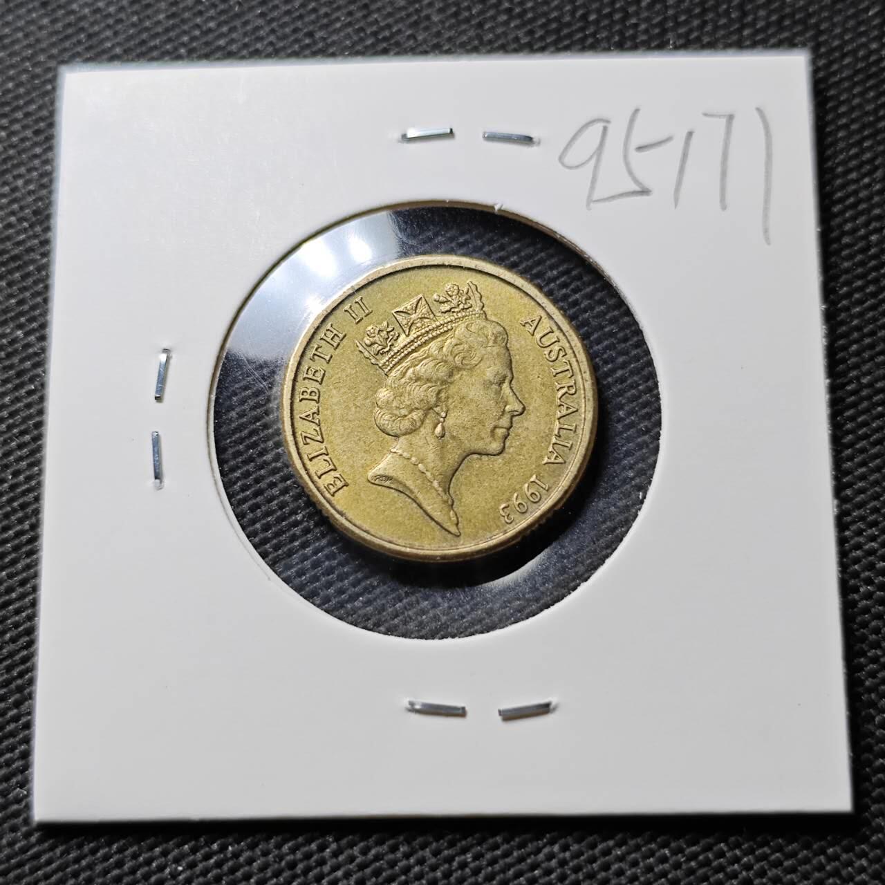 KK钱币收藏小铺  第395期  2月预留时间 周末发货  1993澳大利亚土著人2元