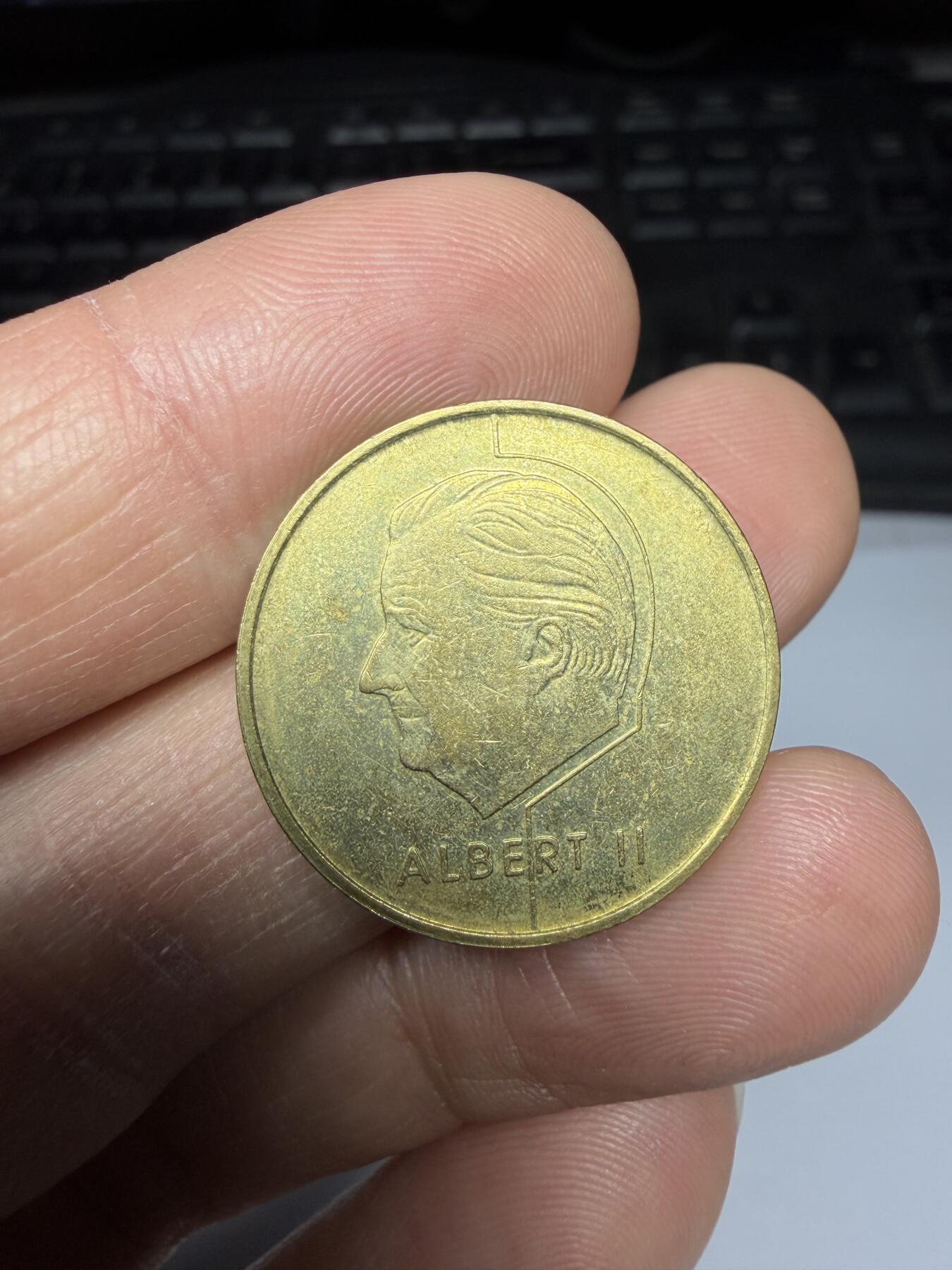 2025年集古藏今外币拍卖第二期-第6场—（总第306拍），可以寄存60天，满160元包邮。 1996年比利时5法郎