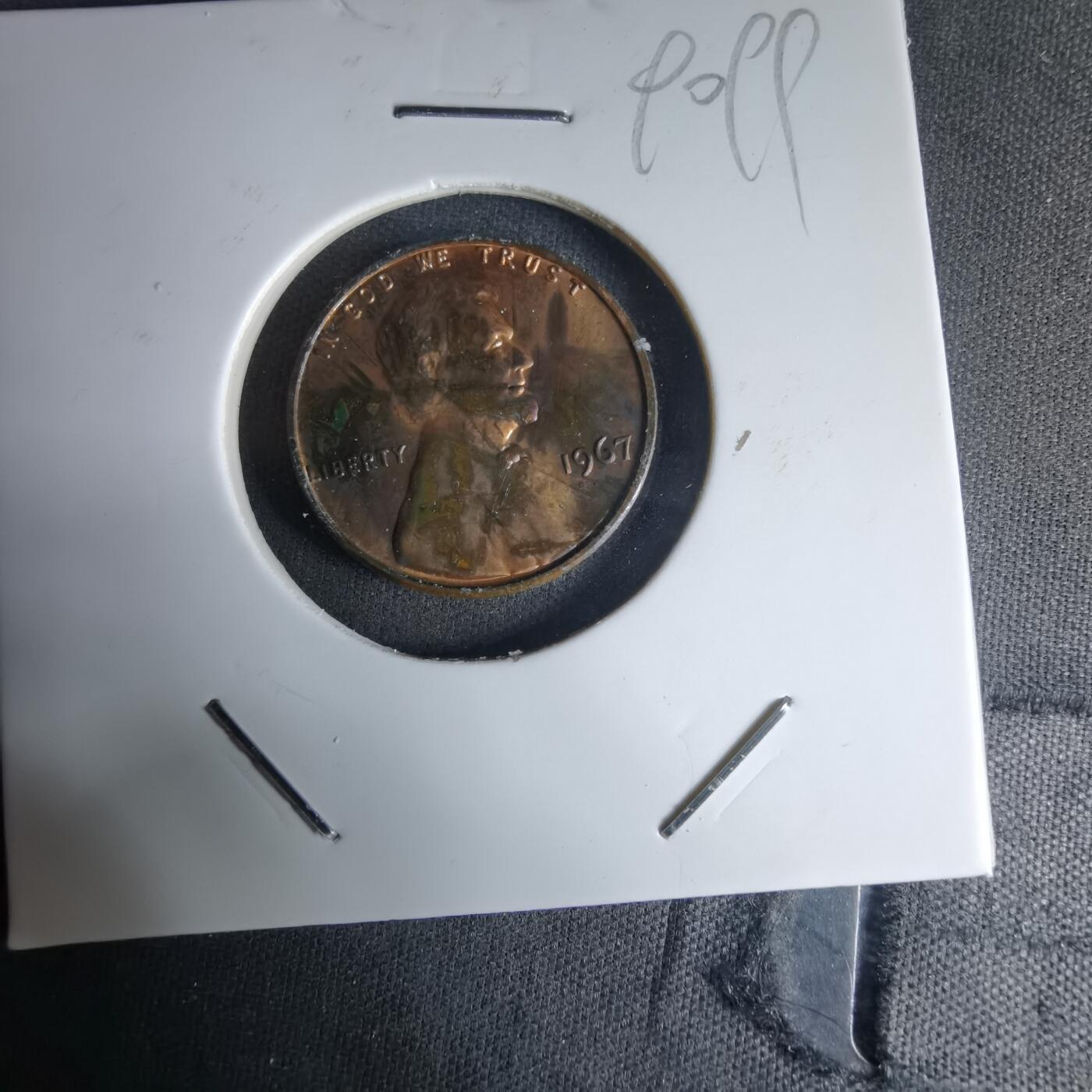 沼泽如烟--第990场 美国1967年1分精制币