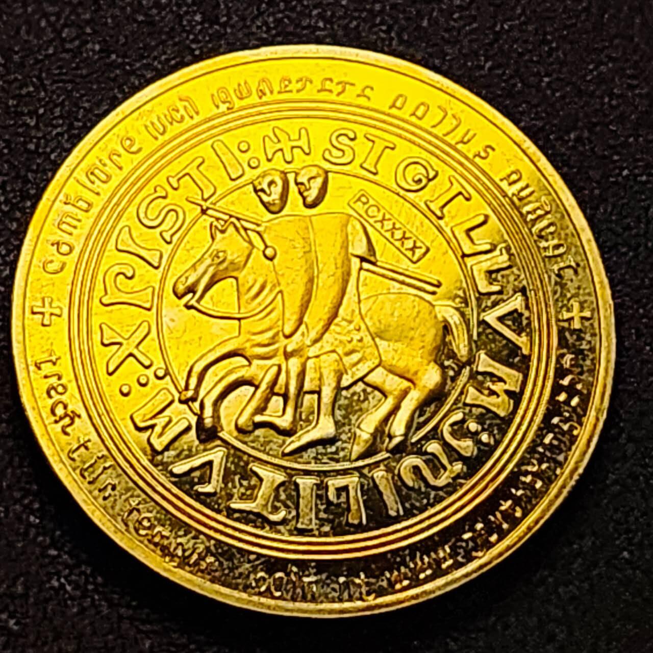 泉币菌-第189场- 精品福利场（192场和之前的 2月14日发货） 纪念品 马剑骑士纪念章 40mm