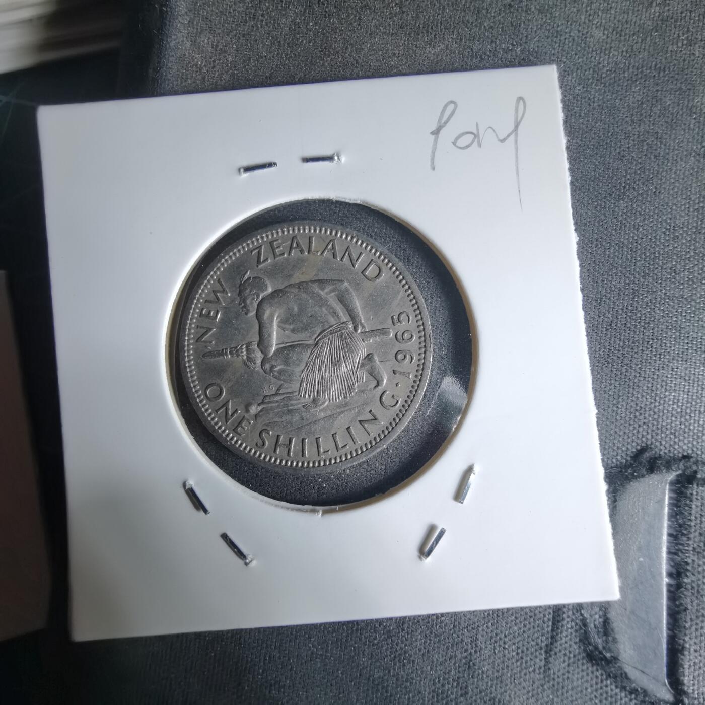 沼泽如烟--第990场 新西兰1965年1先令