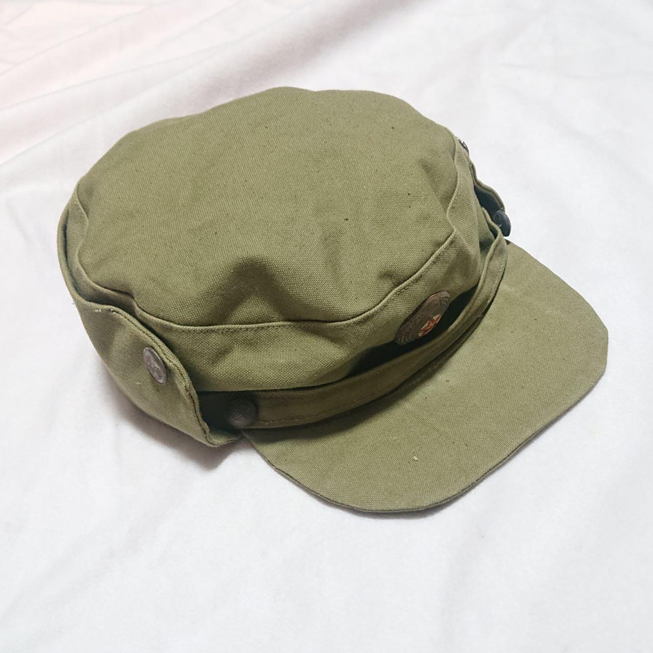 【第伍場】近代勋奖章徽章服饰杂项专场 朝鲜半岛战斗帽， 6号头围