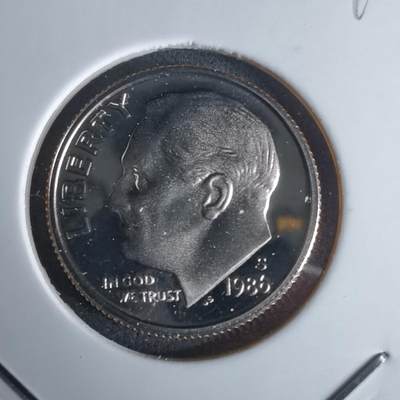 沼泽如烟--第990场 - 美国1986年10分精制币