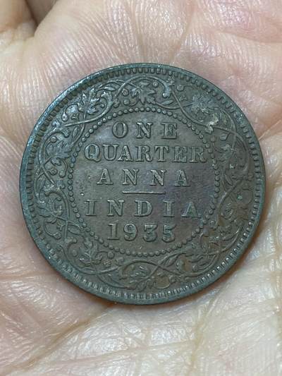 2026年第二十二场(总第一百九十一场）外国好品散币场(免佣金) - 英属印度1935年1/4安娜(乔治五世时期，C版加尔各答造)