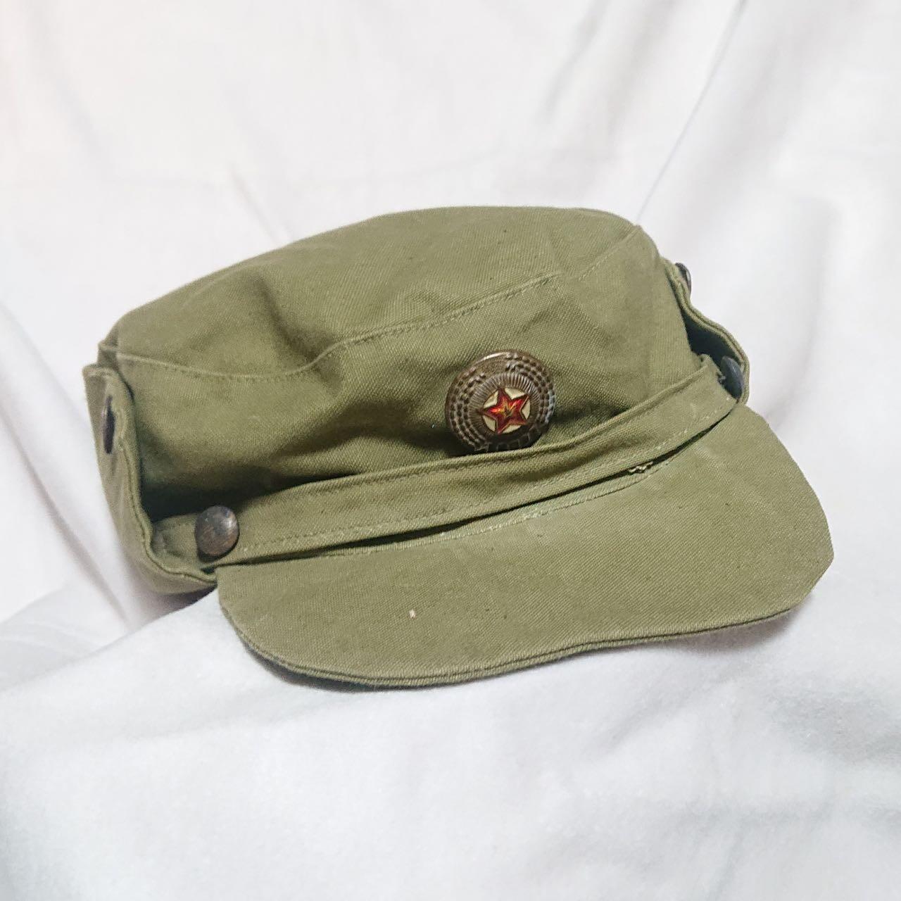 【第伍場】近代勋奖章徽章服饰杂项专场 朝鲜半岛战斗帽， 6号头围