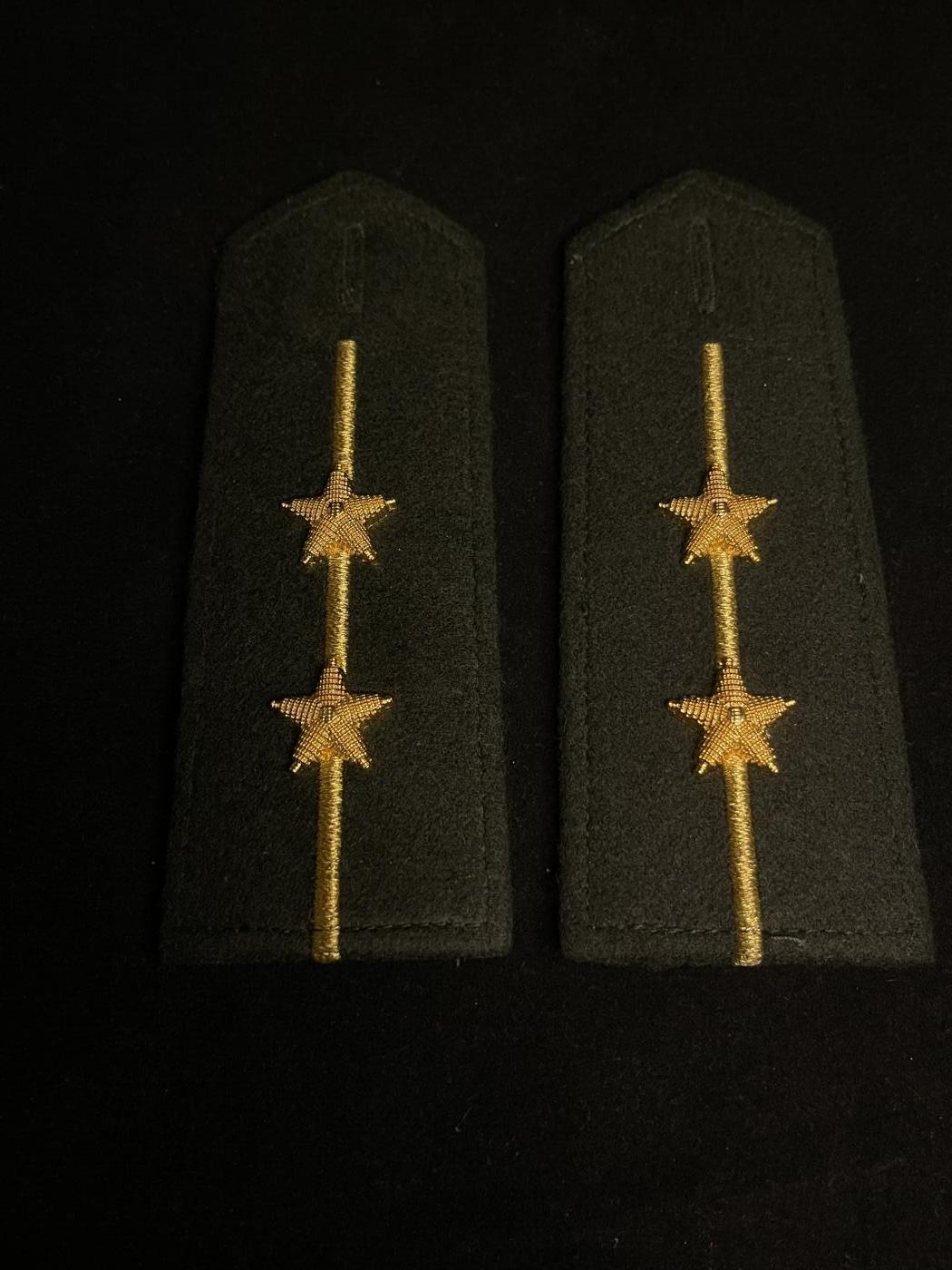 杂勋专场 南苏联AU07式礼服毛呢肩章