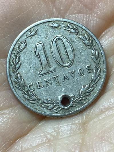 2026年第二十二场(总第一百九十一场）外国好品散币场(免佣金) - 打孔–阿根廷🇦🇷1899年10分(1896–1950年第一版)