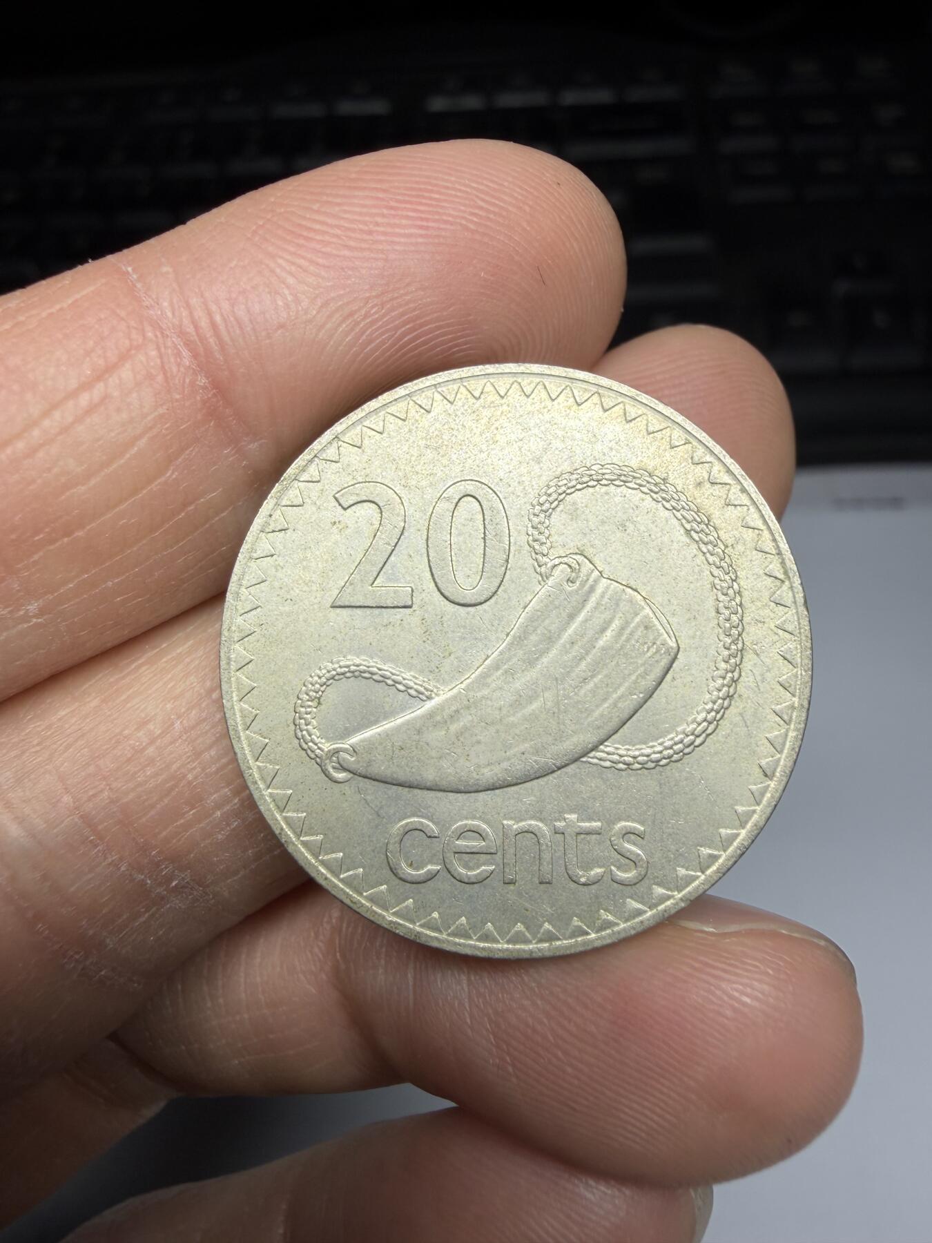 2025年集古藏今外币拍卖第二期-第6场—（总第306拍），可以寄存60天，满160元包邮。 1969年斐济20分