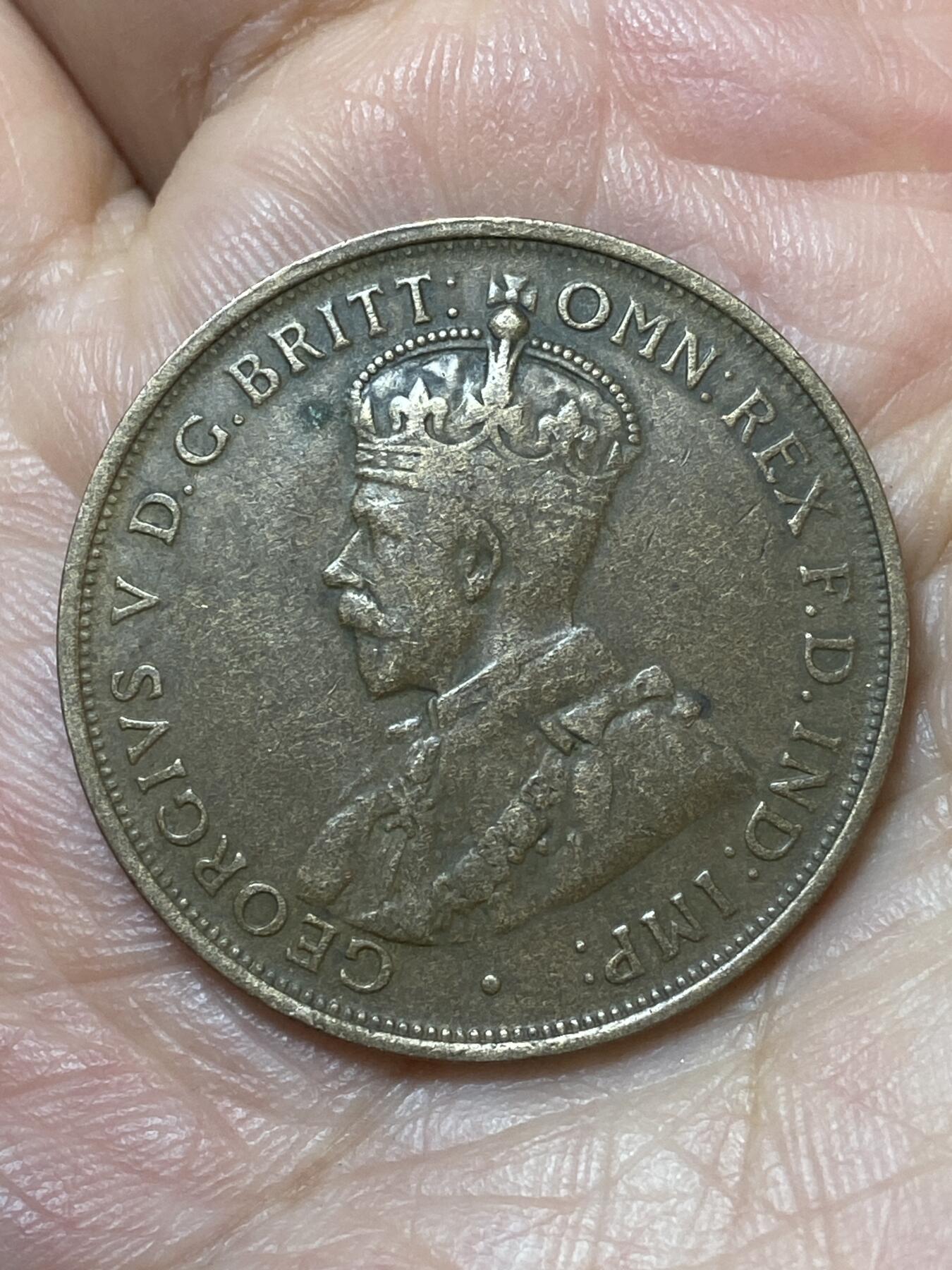 2026年第二十二场(总第一百九十一场）外国好品散币场(免佣金) 澳大利亚🇦🇺1913年1便士(乔治五世时期，L版伦敦造)