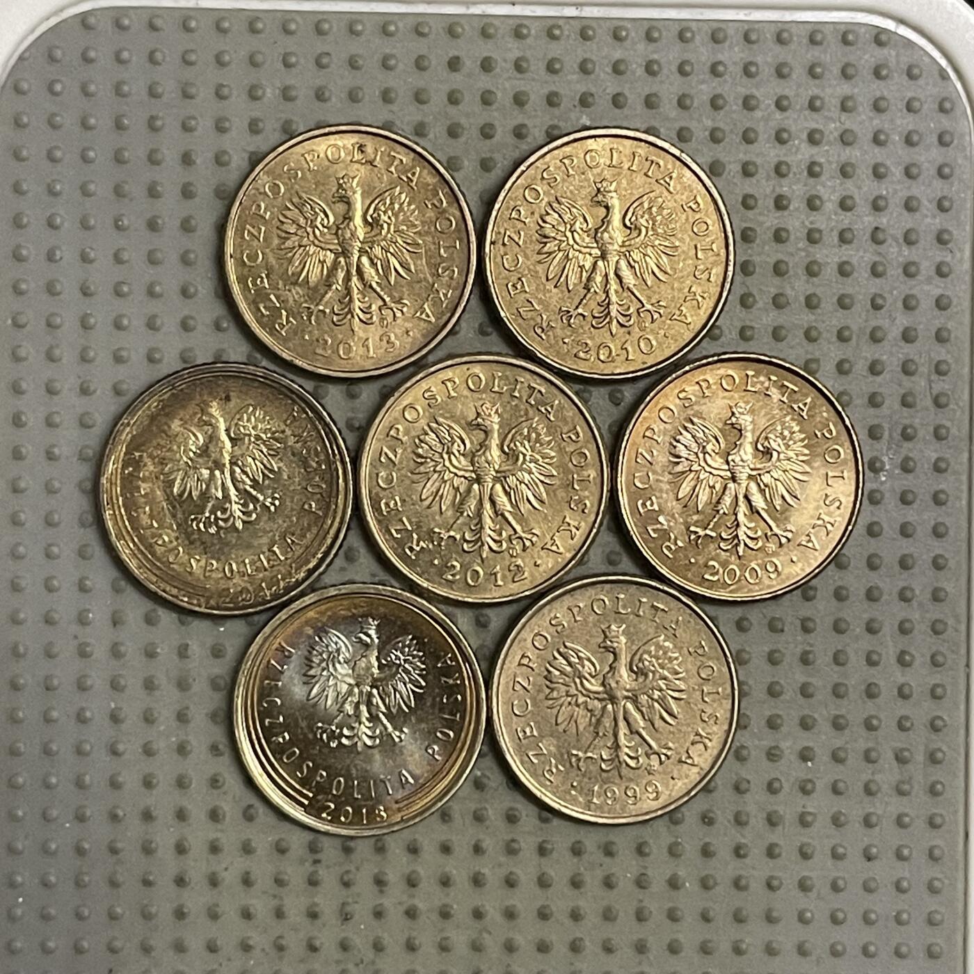 2026年第25场各国散币拍卖（总第175场）年前发货截止到11号 波兰1格罗申7枚