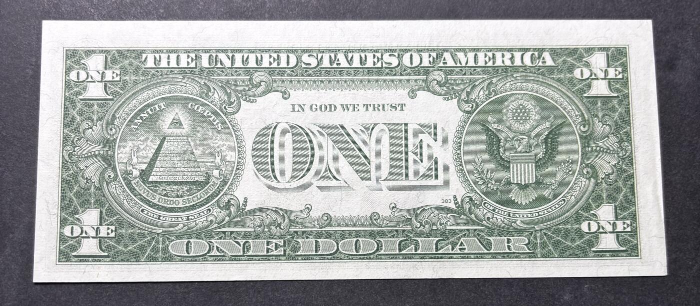 【金马踏春，泉马奔腾】2026 年新年贺岁场，（定于年初五接财神截拍）祝各位老板马到成功，马上有钱，愿岁岁平安喜乐顺遂 少见 1957 年蓝印版美国 1 美元，尾号 549