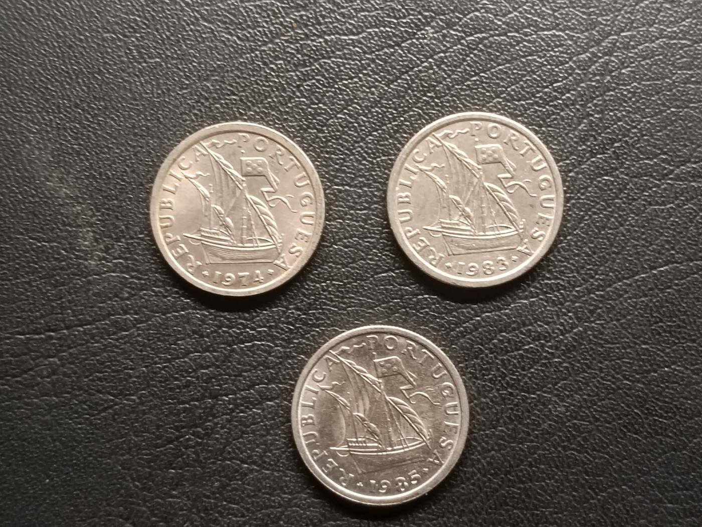 荟藏特别场次第二期——“社长的钢镚堆” 葡萄牙2.5艾斯库多批量三枚