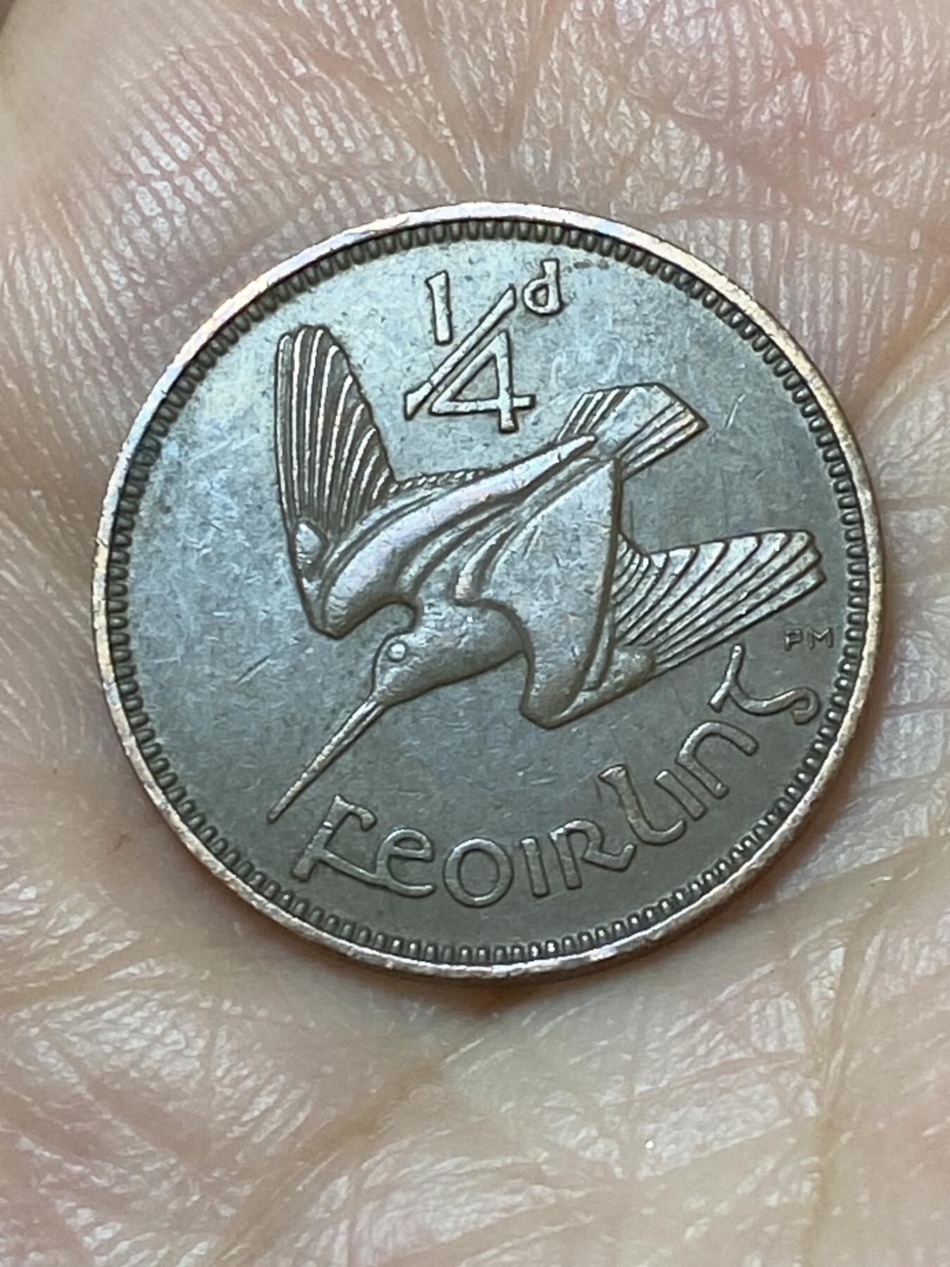 2026年第二十二场(总第一百九十一场）外国好品散币场(免佣金) 稀少品种–爱尔兰🇮🇪1940年1/4便士(等值1法新，共和国时期第一套)