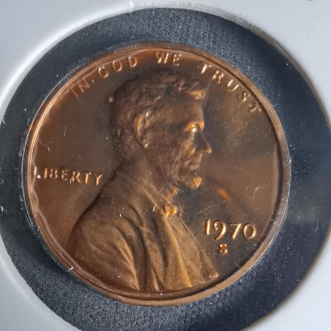 沼泽如烟--第990场 美国1970年1分精制币