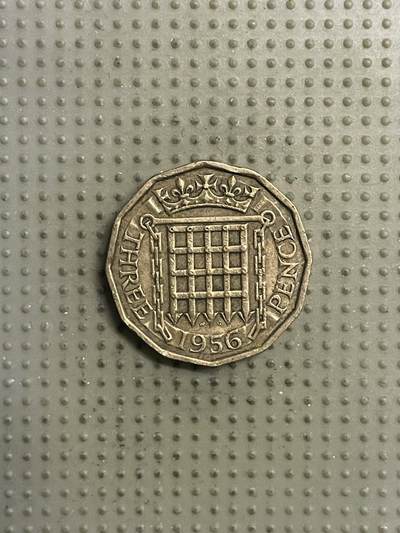 2026年第25场各国散币拍卖（总第175场）年前发货截止到11号 - 英国1956年3便士