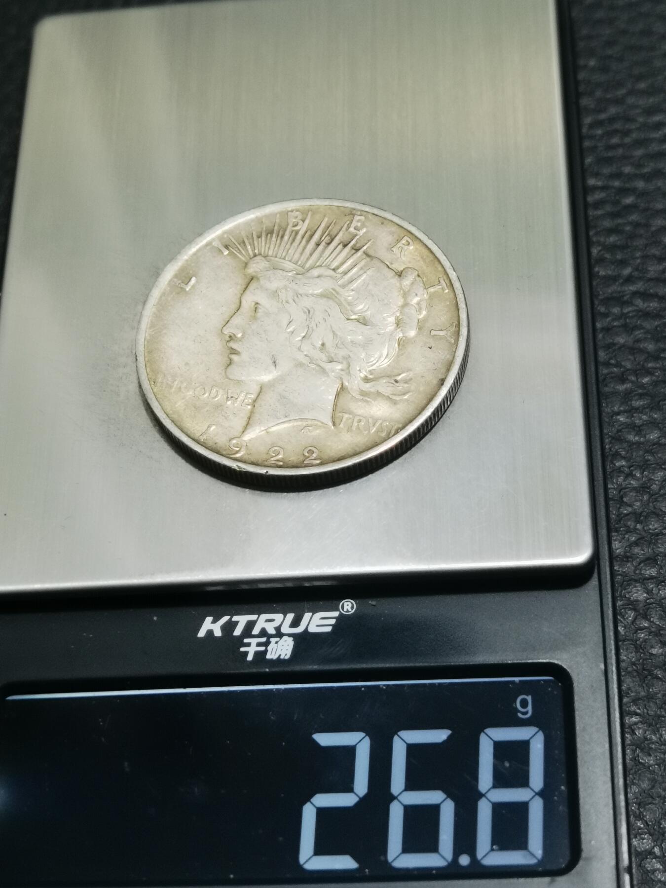 天下钱庄专场欢迎参拍 美国和平鸽一美元银币