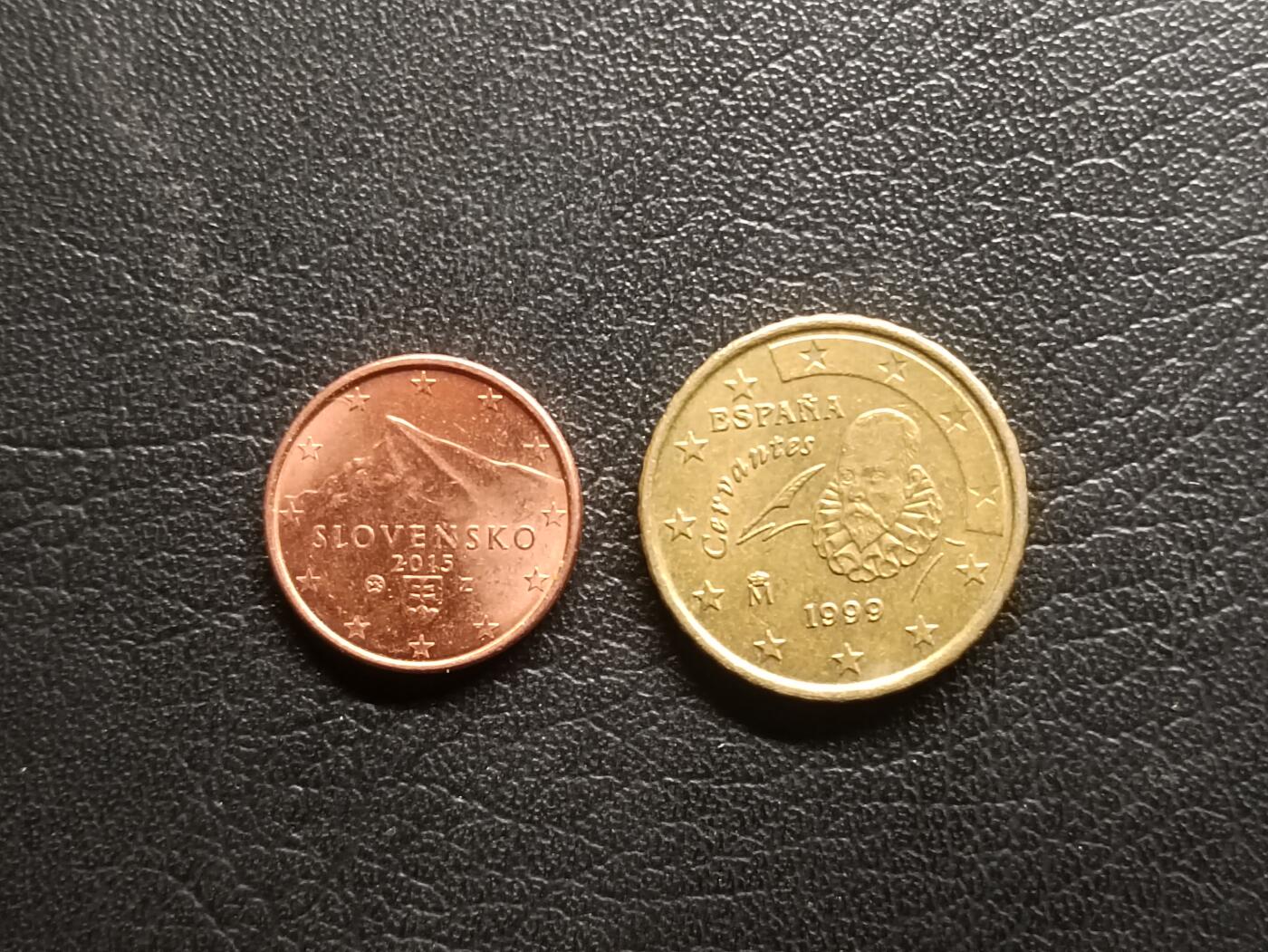 荟藏特别场次第二期——“社长的钢镚堆” 欧元硬币两枚 斯洛文尼亚/西班牙