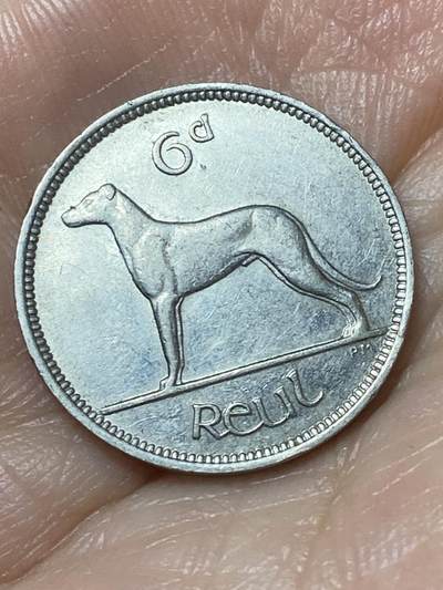 2026年第二十二场(总第一百九十一场）外国好品散币场(免佣金) - 少见–爱尔兰🇮🇪1940年6便士(共和国时期第一套第一版，纯镍材质版，关门年仅发行2年)