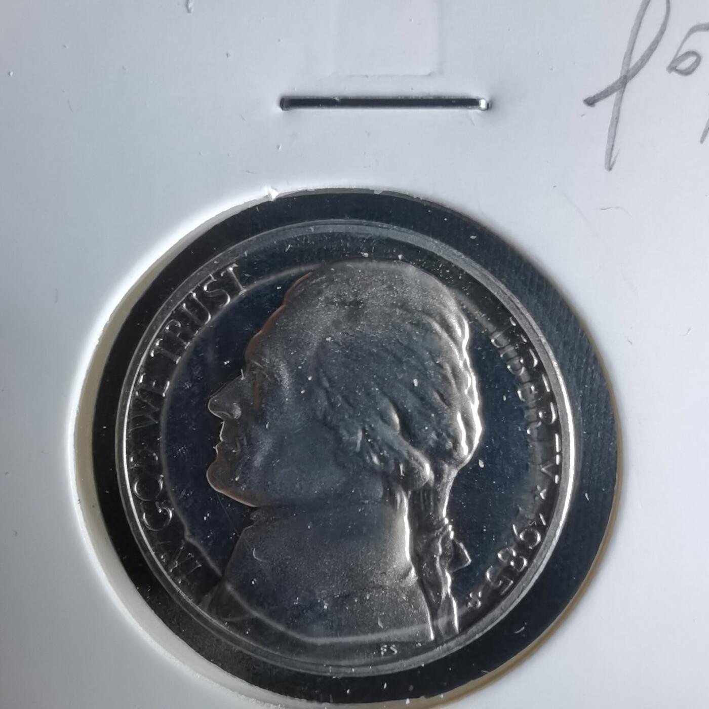 沼泽如烟--第990场 美国1985年5分精制币