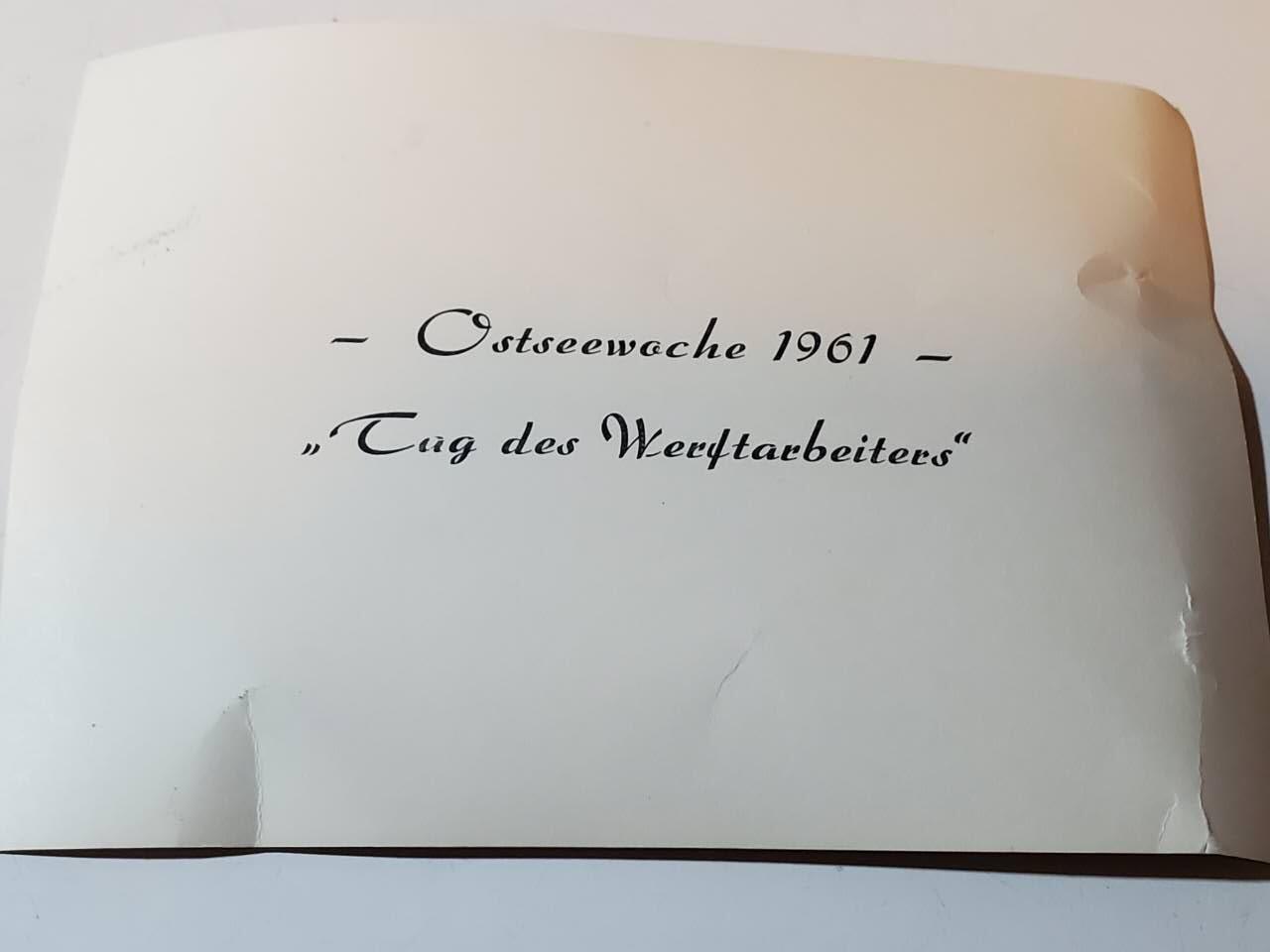 韵星假日军品类拍卖第40期 -- Rimey Holidays Militaria Auction 40 民主德国1961明信片 远洋船原品少见 非后洗