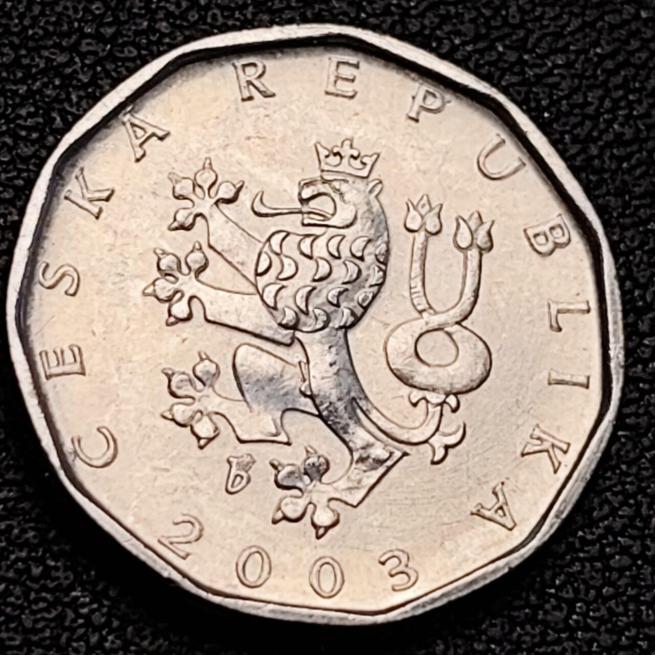 泉币菌-第186场- 小年快乐 精品福利场（本周五和之前的 2月14日发货） 捷克2克朗硬币 双尾狮