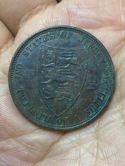 2026年第二十二场(总第一百九十一场）外国好品散币场(免佣金) - 英属泽西岛🇯🇪1911年1/12先令(乔治五世加冕年，第一版首发年)