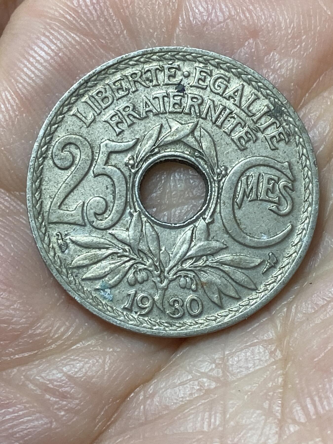 2026年第二十二场(总第一百九十一场）外国好品散币场(免佣金) 法兰西第三共和国1930年25生丁