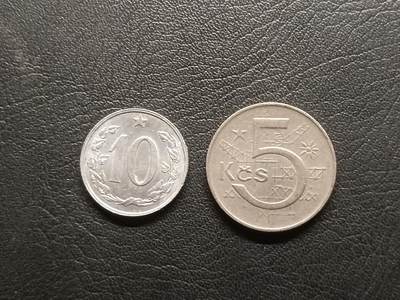 荟藏特别场次第二期——“社长的钢镚堆” - 捷克斯洛伐克硬币批量两枚